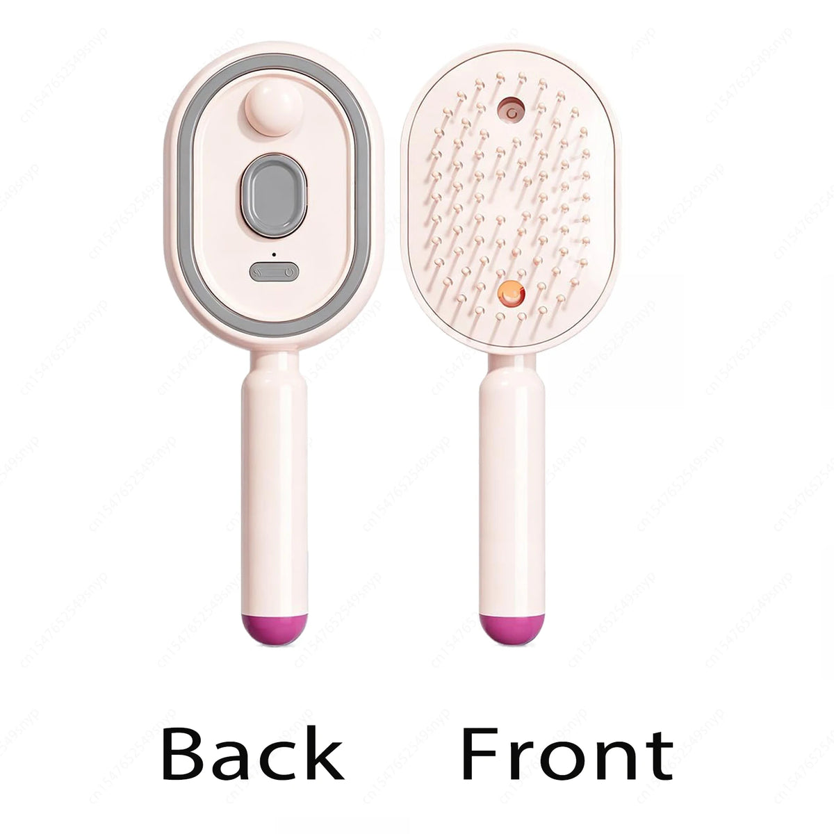 Electric Spray 3 In 1 Massage Comb, Rechargeable Self Cleaning Steam Oil Brush Anti Static Detangling Air Cushion Scalp Care