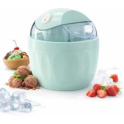 A66T-Mini Ice Cream Maker, Personal Dessert Maker, One Touch Compact Ice Cream Machine For Yogurt Sorbet Gelato EU Plug